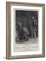 From Post to Finish, a Racing Romance-Arthur Hopkins-Framed Giclee Print