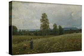 From Ringerike-Hans Gude-Stretched Canvas