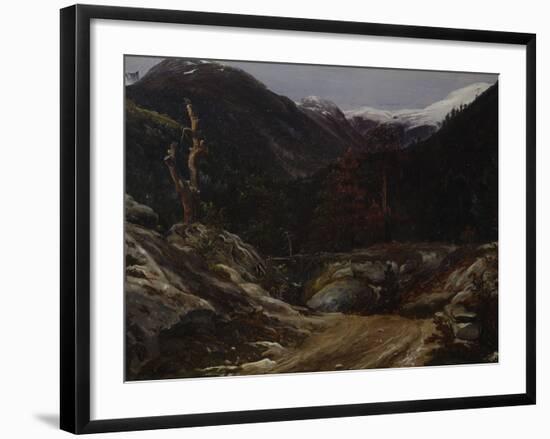 From Romsdal, 1836 oil on board-Thomas Fearnley-Framed Giclee Print