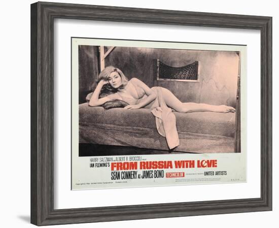 From Russia with Love, Daniela Bianchi, 1963-null-Framed Art Print