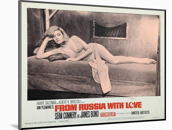 From Russia with Love, Daniela Bianchi, 1963-null-Mounted Art Print