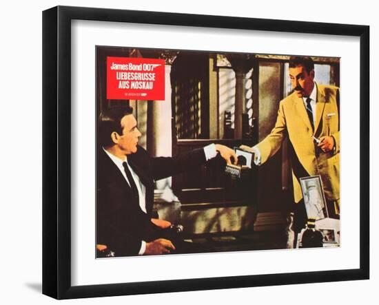 From Russia With Love, German Movie Poster, 1964-null-Framed Art Print