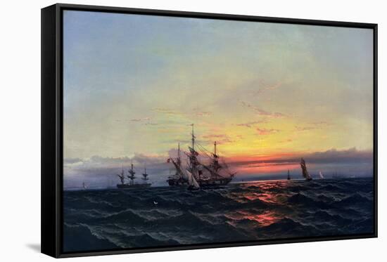 From Sail to Steam-James Hamilton-Framed Stretched Canvas