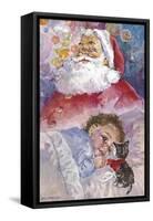 From Santa-Hal Frenck-Framed Stretched Canvas