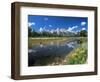 from Schwabacher's Landing Across the Snake River to the Teton Range, Grand Teton National Park-Ruth Tomlinson-Framed Photographic Print