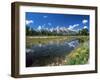 from Schwabacher's Landing Across the Snake River to the Teton Range, Grand Teton National Park-Ruth Tomlinson-Framed Photographic Print