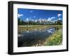 from Schwabacher's Landing Across the Snake River to the Teton Range, Grand Teton National Park-Ruth Tomlinson-Framed Photographic Print