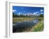 from Schwabacher's Landing Across the Snake River to the Teton Range, Grand Teton National Park-Ruth Tomlinson-Framed Photographic Print