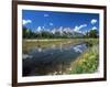 from Schwabacher's Landing Across the Snake River to the Teton Range, Grand Teton National Park-Ruth Tomlinson-Framed Photographic Print