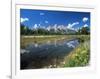 from Schwabacher's Landing Across the Snake River to the Teton Range, Grand Teton National Park-Ruth Tomlinson-Framed Photographic Print