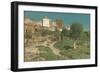 From Sevilla in Spain, 1882 (Oil on Wood)-Christian Eriksen Skredsvig-Framed Giclee Print