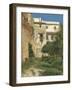 From Sevilla in Spain, 1882 (Oil on Wood)-Christian Eriksen Skredsvig-Framed Giclee Print