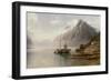 From Sognefjorden, 1891-Anders Askevold-Framed Giclee Print