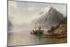 From Sognefjorden, 1891-Anders Askevold-Mounted Giclee Print