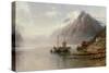 From Sognefjorden, 1891-Anders Askevold-Stretched Canvas