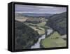From Symonds Yat Rock, July-Tom Hughes-Framed Stretched Canvas