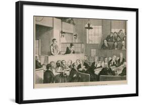 From the Bar of the Gin Shop to the Bar at the Old Bailey Is But One Step-null-Framed Giclee Print