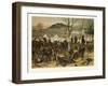 From the Battle at Mont Valerien on the 19th of January; the First Compagnie of the 5th Battalion o-null-Framed Giclee Print