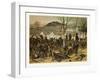 From the Battle at Mont Valerien on the 19th of January; the First Compagnie of the 5th Battalion o-null-Framed Giclee Print