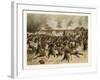 From the Battle Near Amiens on the 23rd of December 1870. the Storming of the Railway Dam Near Vill-null-Framed Giclee Print