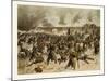 From the Battle Near Amiens on the 23rd of December 1870. the Storming of the Railway Dam Near Vill-null-Mounted Giclee Print