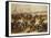 From the Battle of St. Quentin on the 19th of January 1871. German Cavalry Charging at a French Def-null-Framed Stretched Canvas