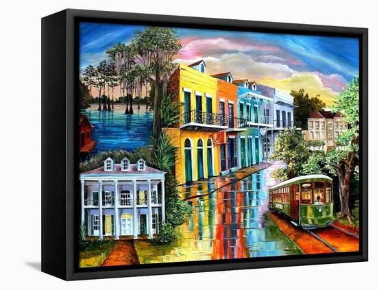 From the Bayou to the Big Easy-Diane Millsap-Framed Stretched Canvas