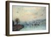 From the Boathouse, Outskirts of Rouen-Albert-Charles Lebourg-Framed Giclee Print