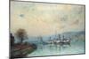 From the Boathouse, Outskirts of Rouen-Albert-Charles Lebourg-Mounted Giclee Print