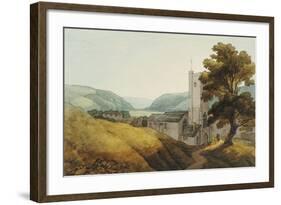 From the Churchyard at Dulverton, Somerset, 1800-John White Abbott-Framed Giclee Print