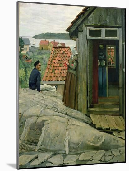From the coast, 1881-Christian Krohg-Mounted Giclee Print