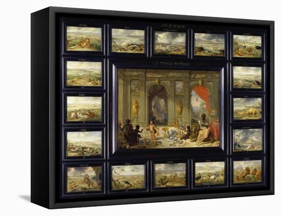 From the Cycle of the Four Continents: Africa-Jan van Kessel-Framed Stretched Canvas