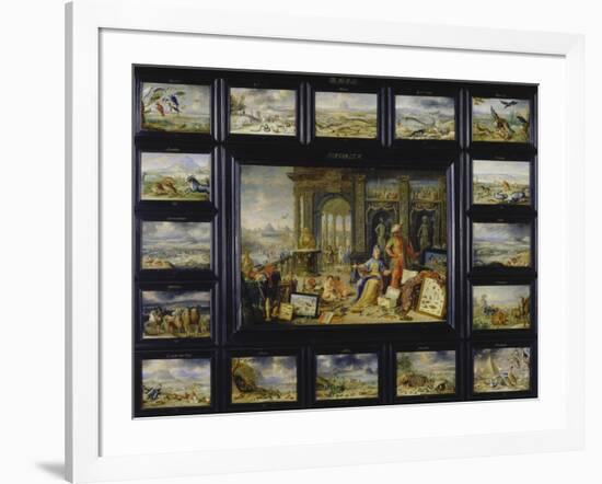 From the Cycle of the Four Continents: Asia-Jan van Kessel-Framed Giclee Print