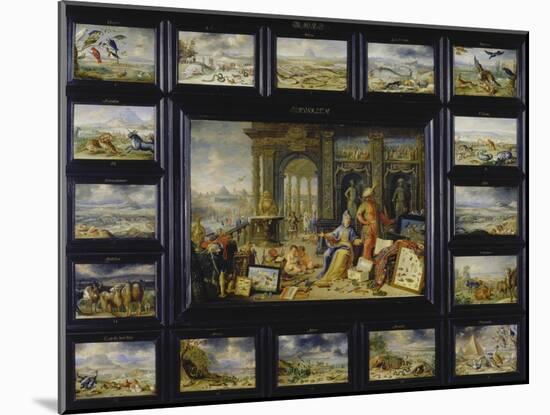 From the Cycle of the Four Continents: Asia-Jan van Kessel-Mounted Giclee Print