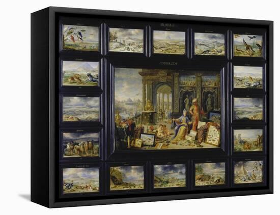 From the Cycle of the Four Continents: Asia-Jan van Kessel-Framed Stretched Canvas