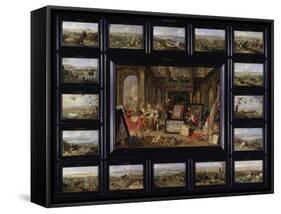 From the Cycle of the Four Continents: Europe-Jan van Kessel-Framed Stretched Canvas