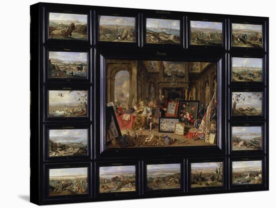 From the Cycle of the Four Continents: Europe-Jan van Kessel-Stretched Canvas