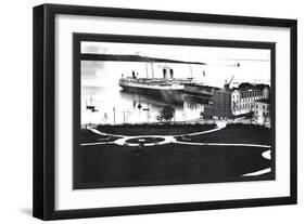 From the Ferry Bridge, San Francisco, California-William Henry Jackson-Framed Art Print