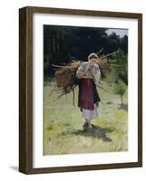 From the Forest, 1900-Nikolai Kornilovich Pimonenko-Framed Giclee Print