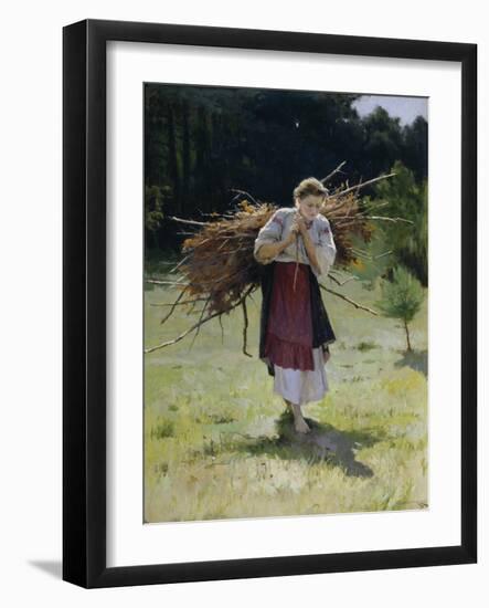 From the Forest, 1900-Nikolai Kornilovich Pimonenko-Framed Giclee Print