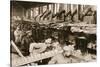 From the German Side: Making War Bread in a Field-Bakery of Von Hindenburg's Army-German photographer-Stretched Canvas