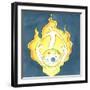 From the Heart of God Has Sprung All that Exists, 2003 (W/C on Paper)-Elizabeth Wang-Framed Giclee Print