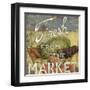 From the Market IV-Daphné B-Framed Art Print