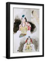 From the Moroccan Sketchbook, 1832-Eugene Delacroix-Framed Giclee Print