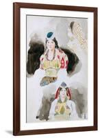 From the Moroccan Sketchbook, 1832-Eugene Delacroix-Framed Giclee Print