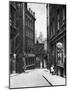 From the Old Bailey Looking Down the Hill of Fleet Lane, London, 1926-1927-null-Mounted Giclee Print