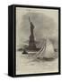 From the Old World to the New, Entering New York Harbour-William Lionel Wyllie-Framed Stretched Canvas