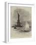 From the Old World to the New, Entering New York Harbour-William Lionel Wyllie-Framed Giclee Print