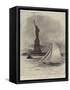 From the Old World to the New, Entering New York Harbour-William Lionel Wyllie-Framed Stretched Canvas