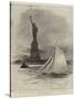 From the Old World to the New, Entering New York Harbour-William Lionel Wyllie-Stretched Canvas